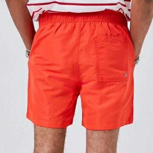 NWT Orange Forever 21 Swim trunks - Picture 3 of 6